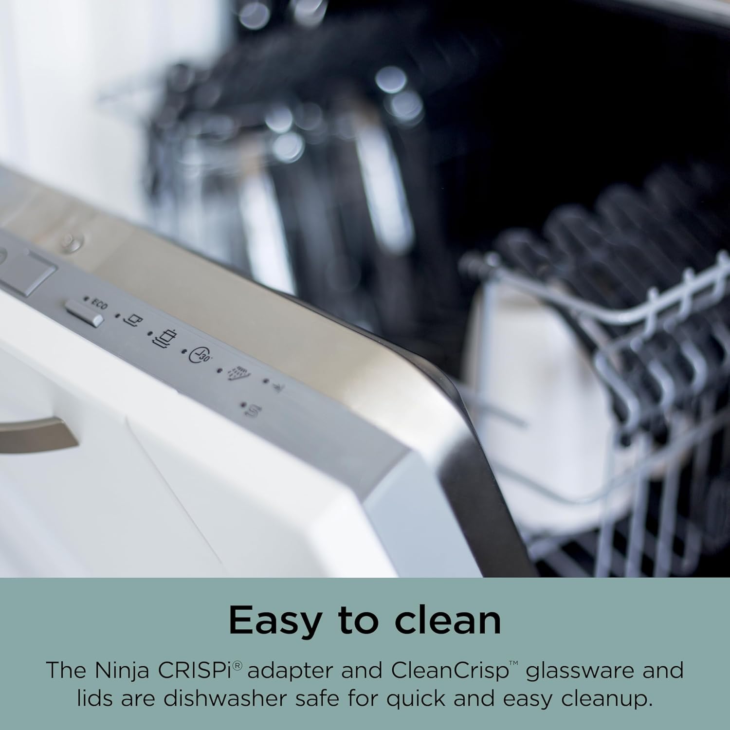 Ninja Crispi 4-in-1 Portable Glass Air Fryer Cooking System wourant