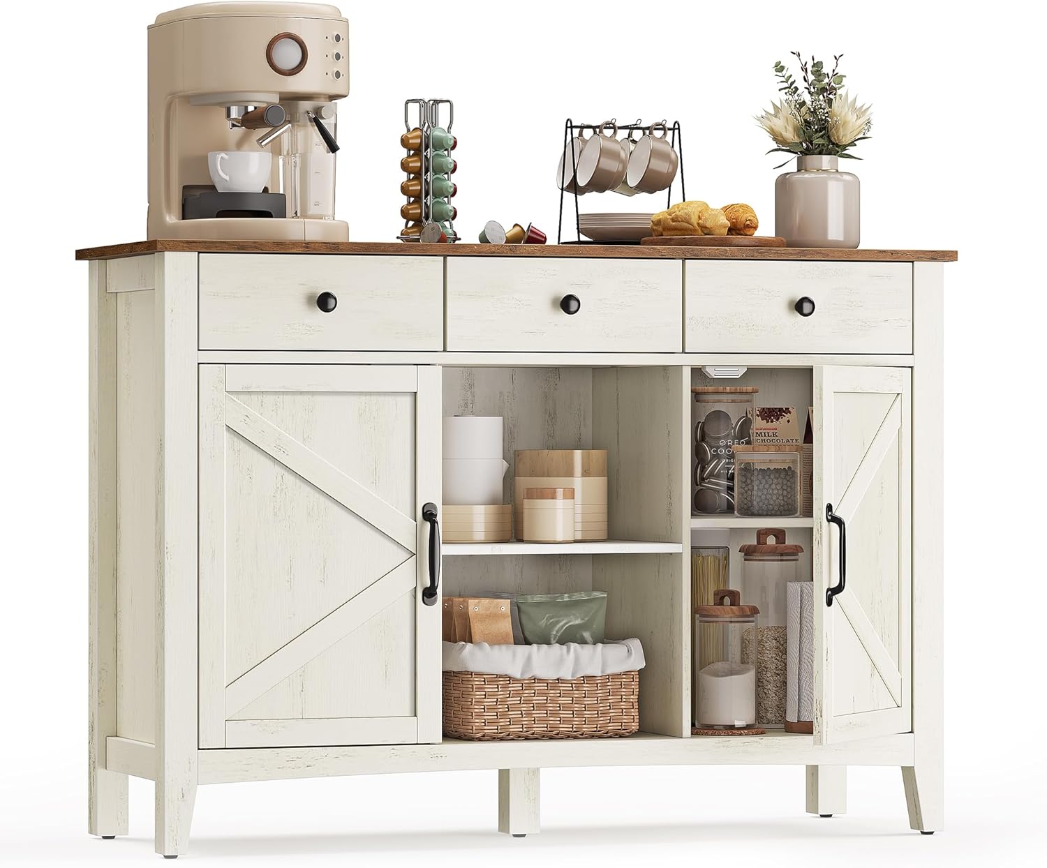 VASAGLE LIRY Collection - Storage Cabinet, Buffet Cabinet, Sideboard, Credenza wourant