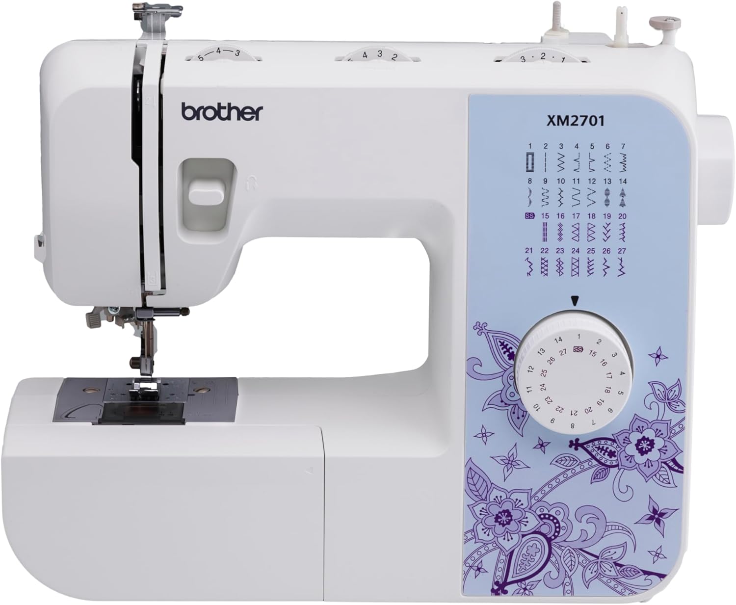 Brother XM2701 Sewing Machine, Lightweight, Full Featured, 27 Stitches, 6 Included Feet wourant