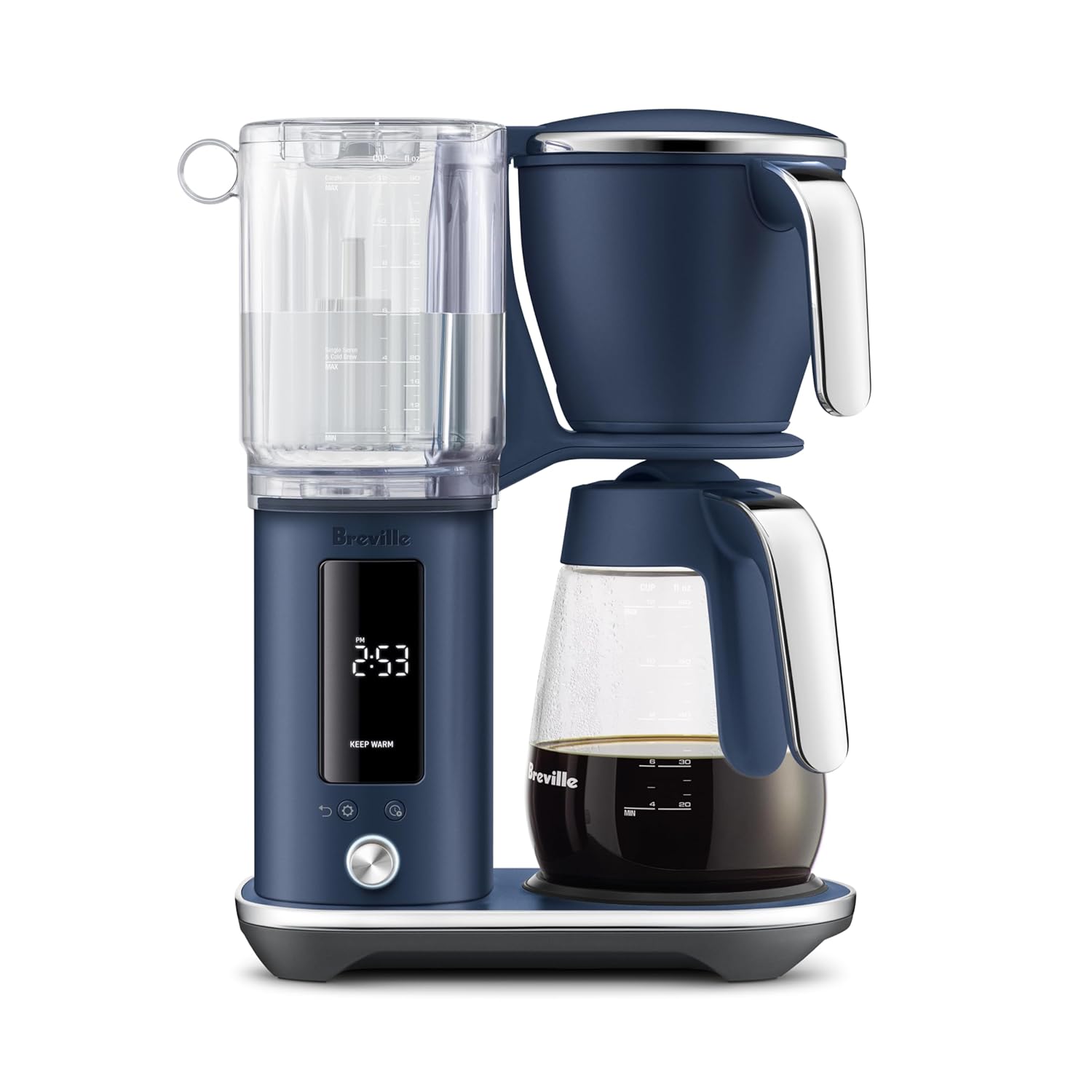 Breville Luxe Drip Coffee Machine, Brushed Stainless Steel, Thermal Carafe, BDC465BSS woonhhop