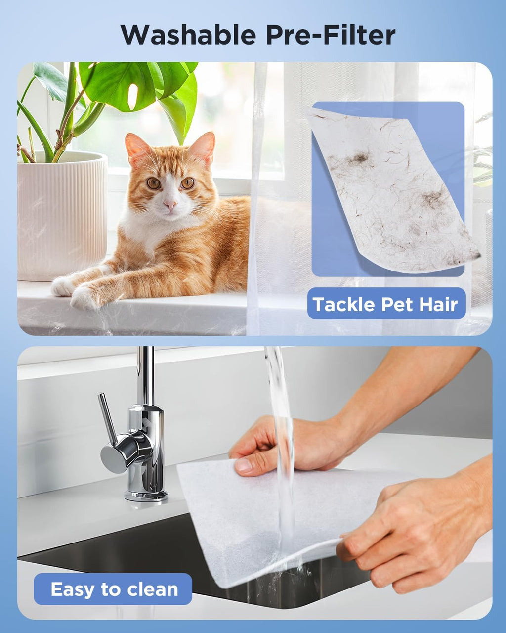Air Purifiers for Home Large Room up to 2200sq.ft, MOOKA Air purifier for Home Pets with Washable Filter wourant