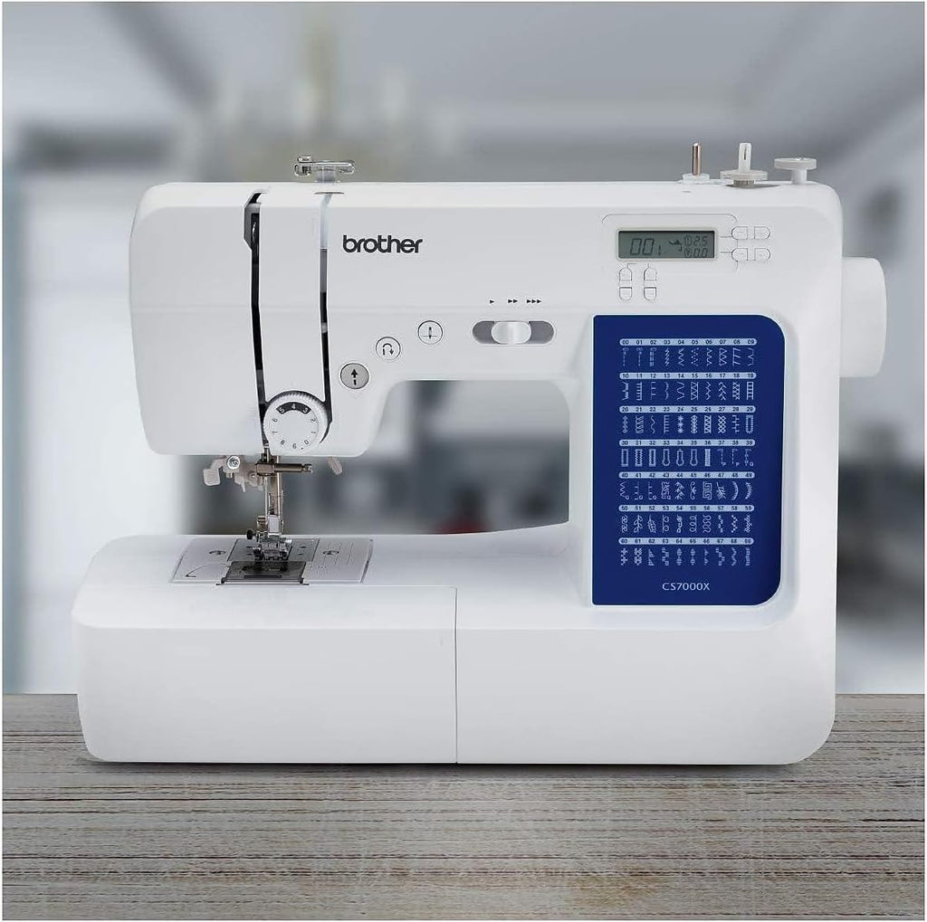 Brother CS7000X Computerized Sewing and Quilting Machine, 70 Built-in Stitches, LCD Display, Wide Table, 10 Included Feet wourant