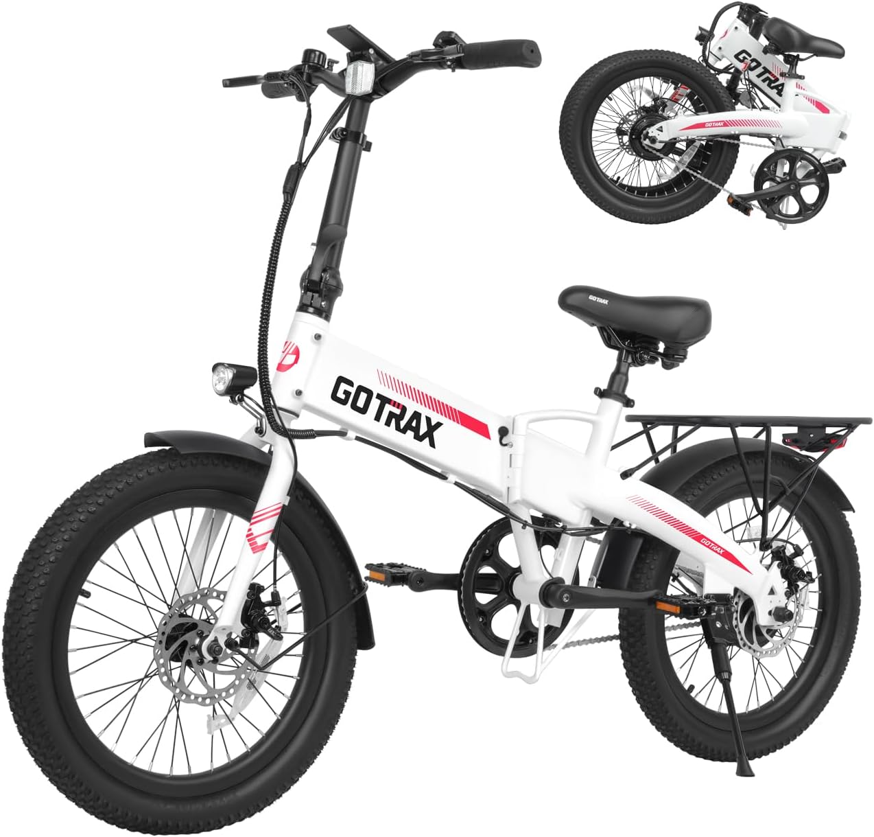 Gotrax 20" Folding Electric Bike  Adult Electric Bicycle