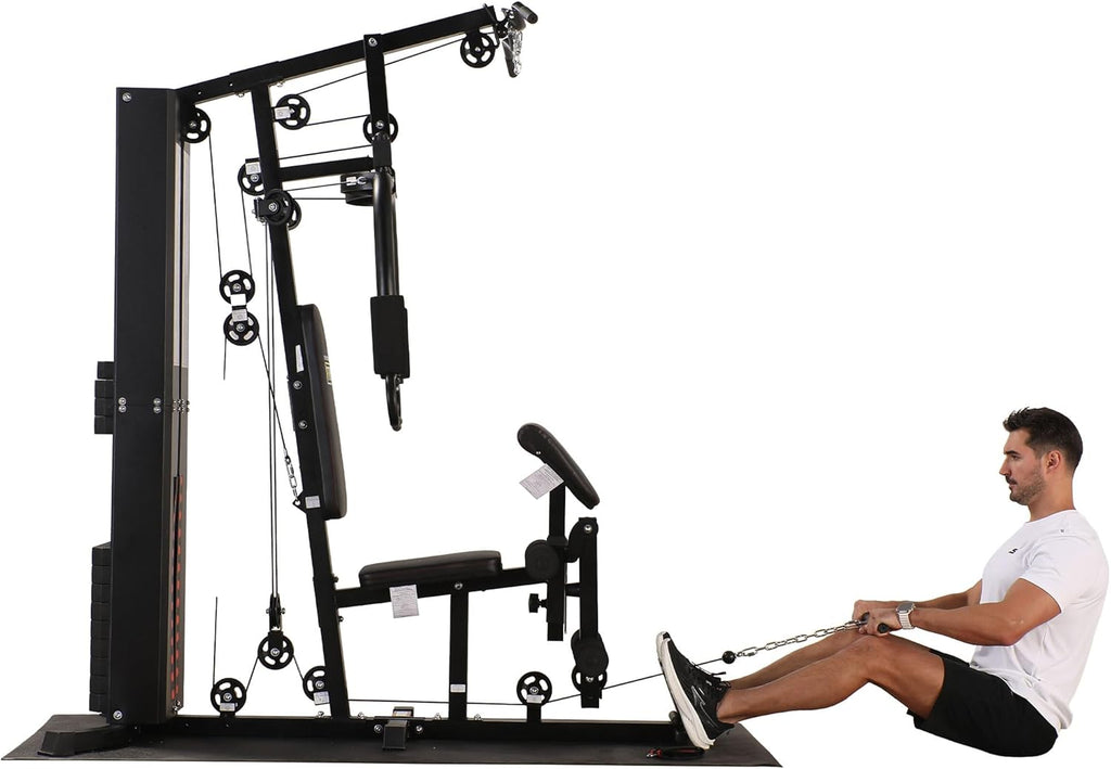 BalanceFrom Multifunctional Steel Frame Home Gym Machine with Floor Mat wourant