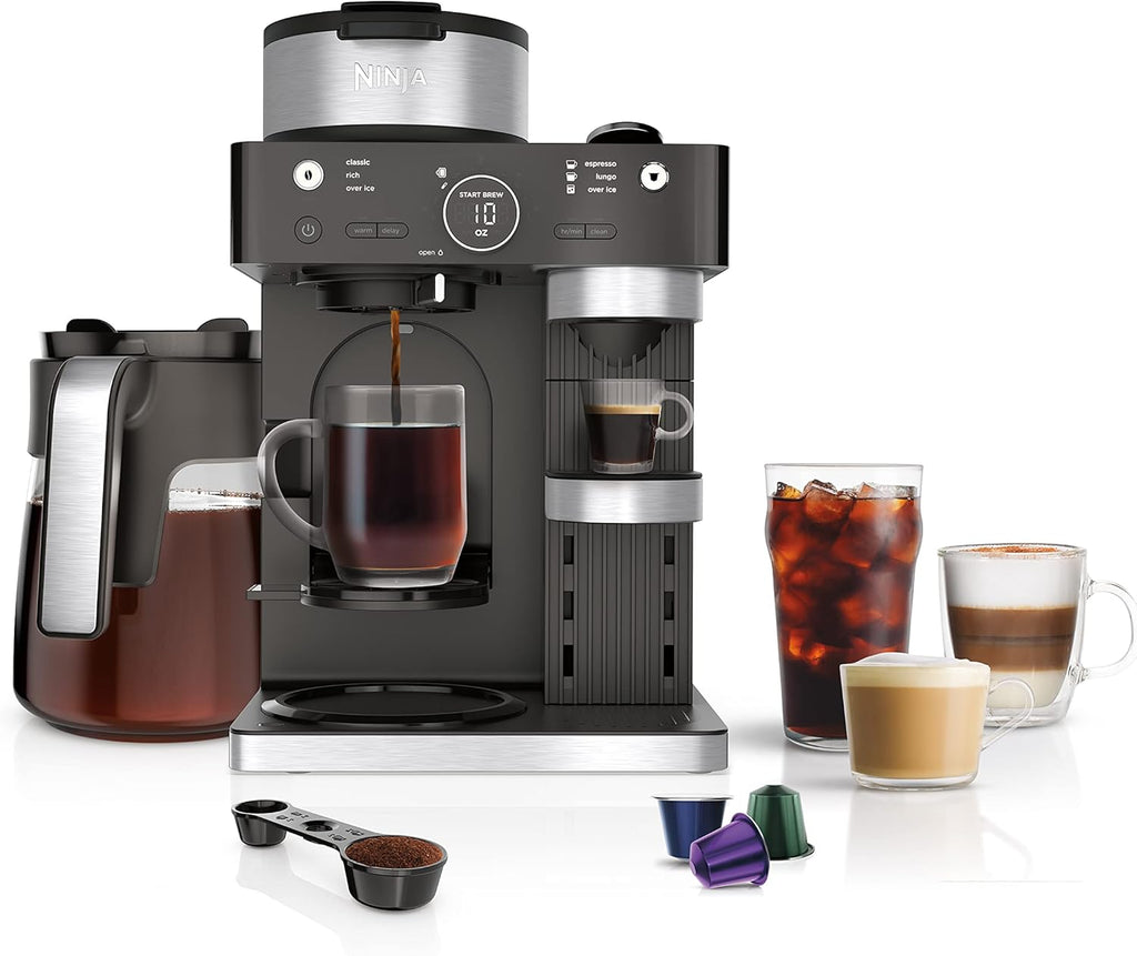 Ninja Espresso & Coffee Maker & Barista System, 3 Espresso Brew Styles wourant