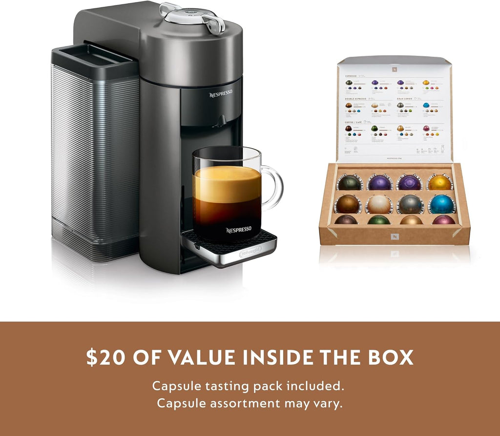 Nespresso De'Longhi Vertuo Coffee and Espresso Machine wourant
