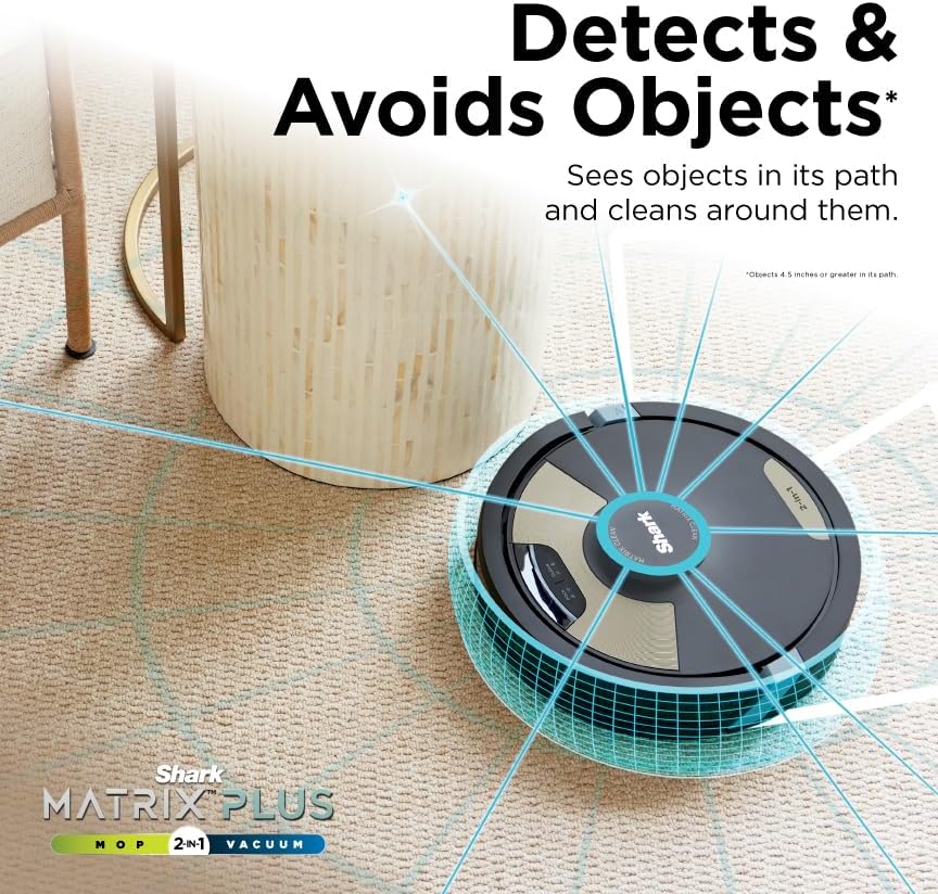 Robot Vacuum & Mop Combo, Powerful Suction, Matrix Plus, 60-Day Debris Capacity, HEPA Bagless Self Empty Base, Sonic Mopping, Home Mapping for Pet Hair - Carpets & Hardfloor, AV2610WA wourant
