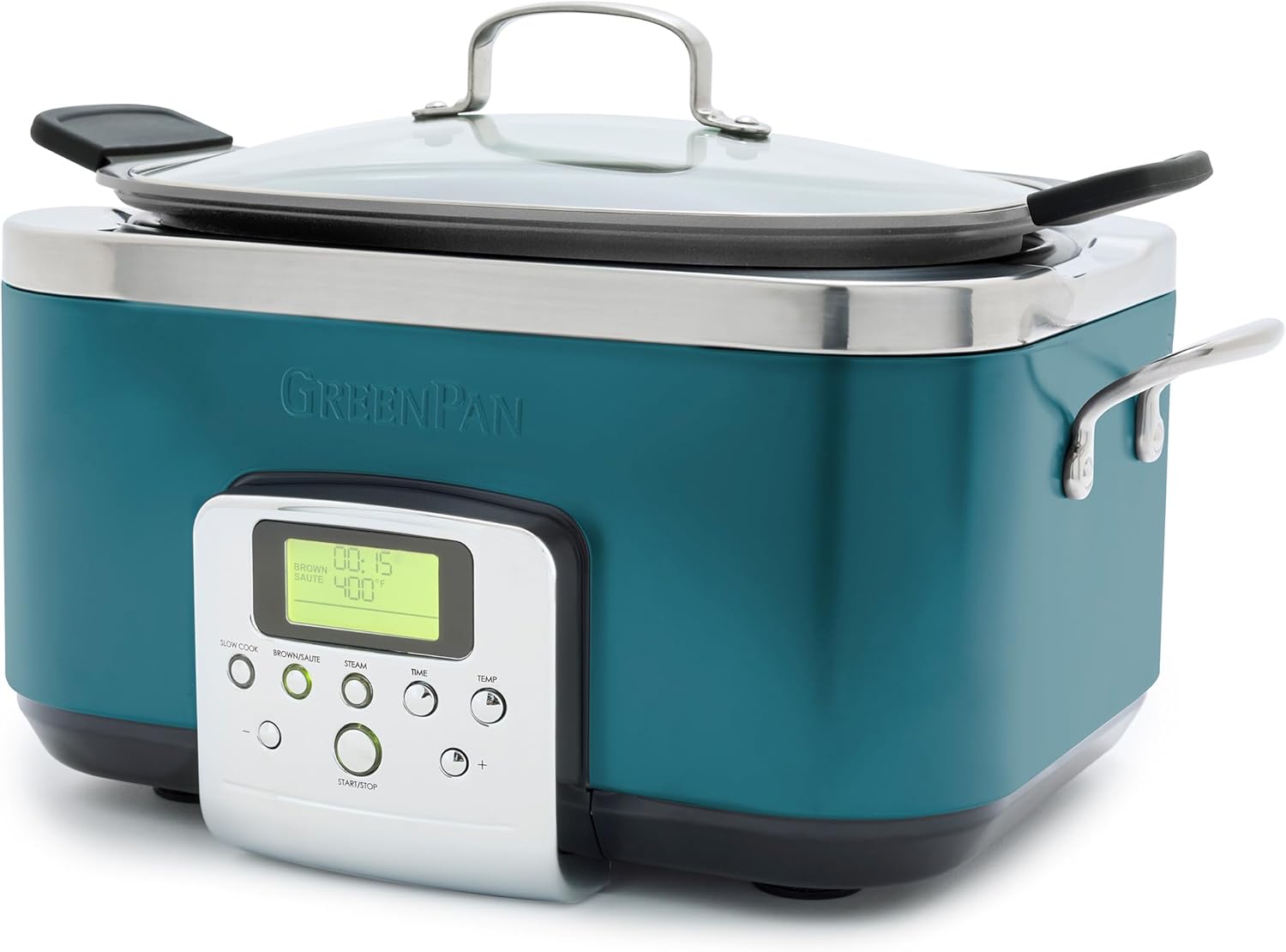 8-in-1 Programmable 6QT Electric Slow Cooker with Dishwasher-Safe Lid and Removable Base wourant