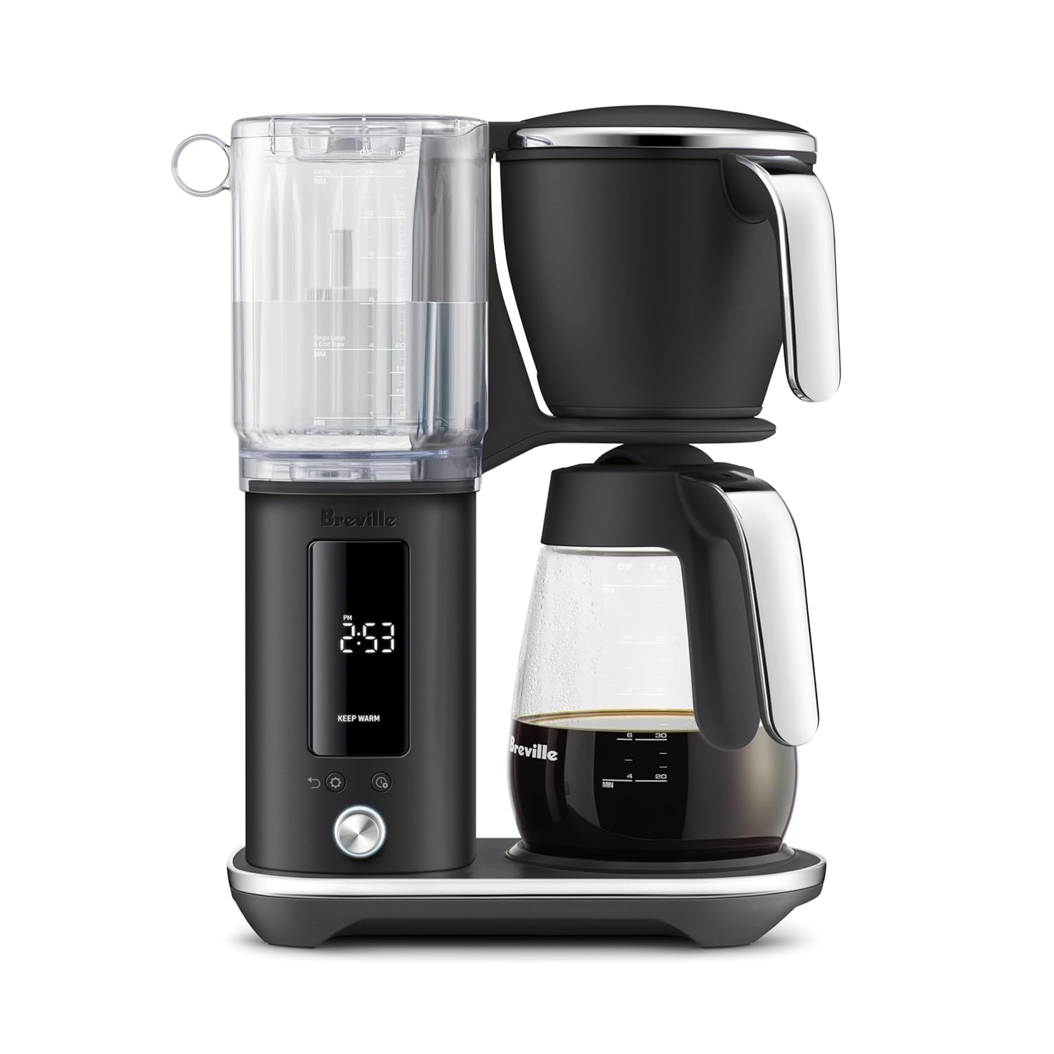 Breville Luxe Drip Coffee Machine, Brushed Stainless Steel, Thermal Carafe, BDC465BSS woonhhop