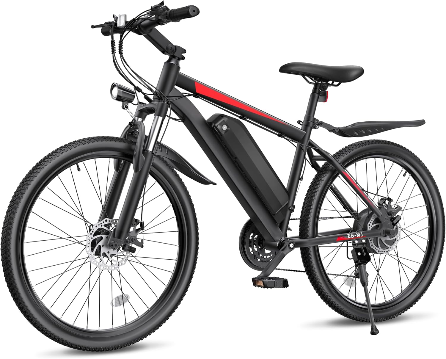 Electric Bike for Adults, 26" Ebike with 1000W Peak Motor, 21.7MPH 50Miles Electric Mountain Bike
