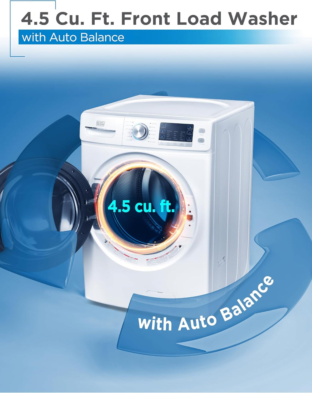 Portable Washer 6.6 lb. Capacity Washing Machine for Homes & Apartments 5 Wash Cycles Quick Connect Sink Adapter and Drain Hose Included Transparent Lid wourant