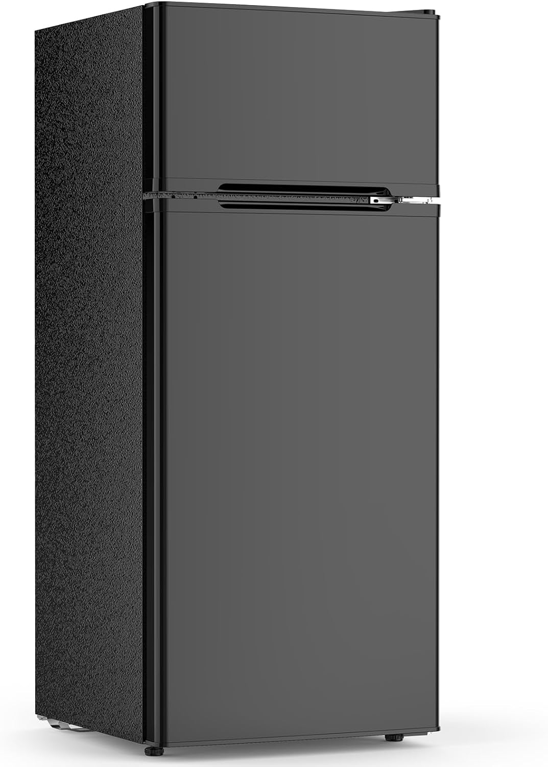 COWSAR 4.5 Cu.Ft Dorm Fridge With Freezer, 2-Door Compact Refrigerator With 2 Removable Shelves