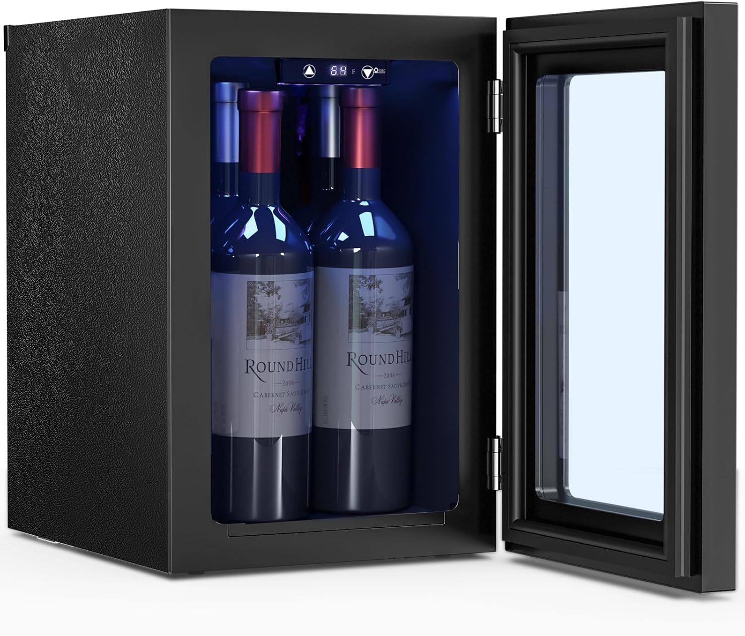 Antarctic Star 26 Bottle 130 Can Wine Cooler Cabinet Beverage Refrigerator Mini Wine Cellar wourant