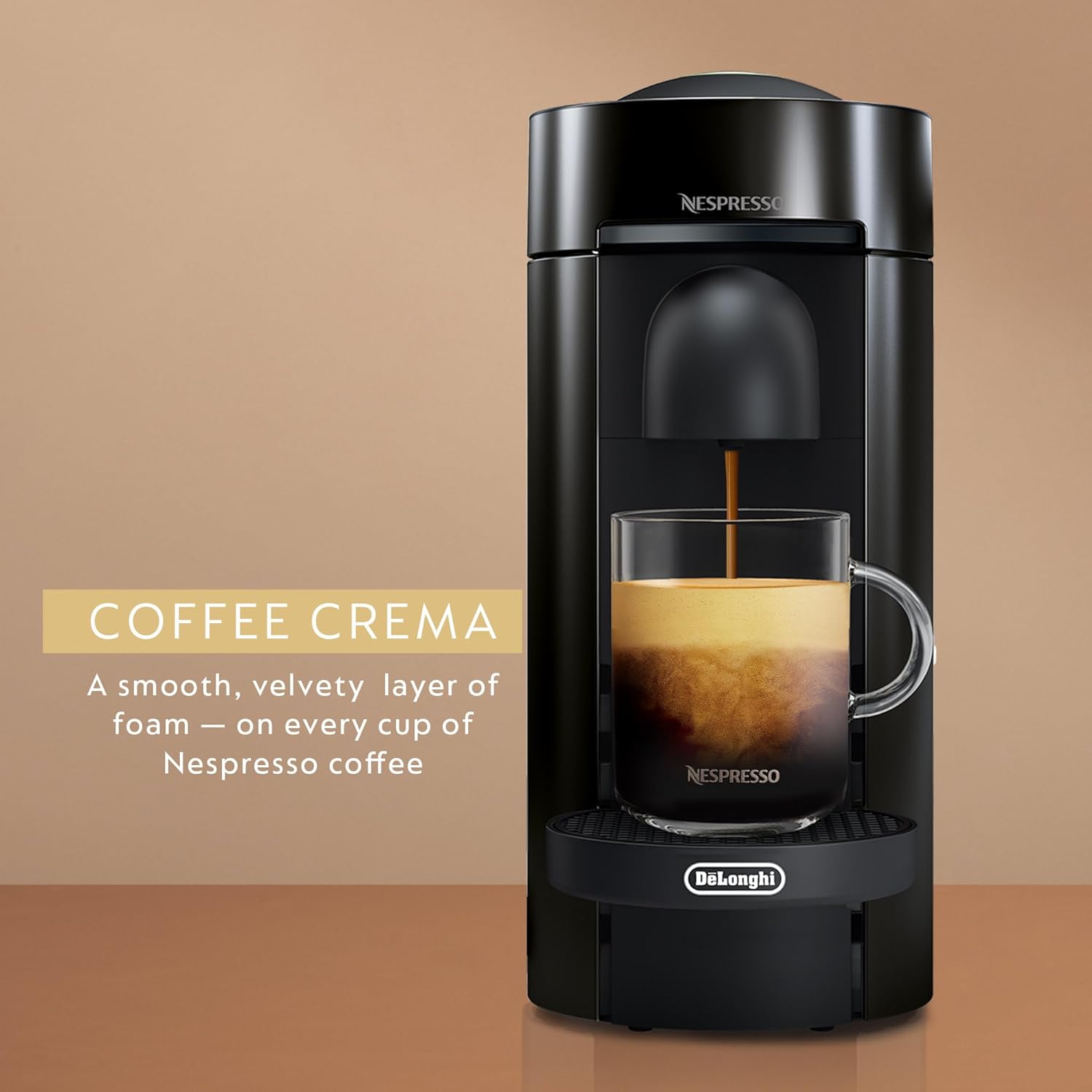 Nespresso Vertuo Plus Coffee and Espresso Maker by De'Longhi, Grey wourant