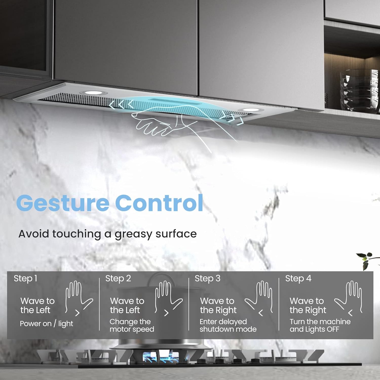 Comfee 30" Under Cabinet Ducted/Ductless Convertible Slim Vent Durable Stainless Steel Kitchen Reusable Filter wourant