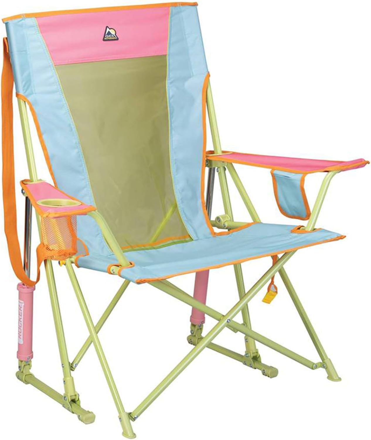 GCI Outdoor Sunshade Rocker Outdoor Rocking Chair with Canopy woonhhop