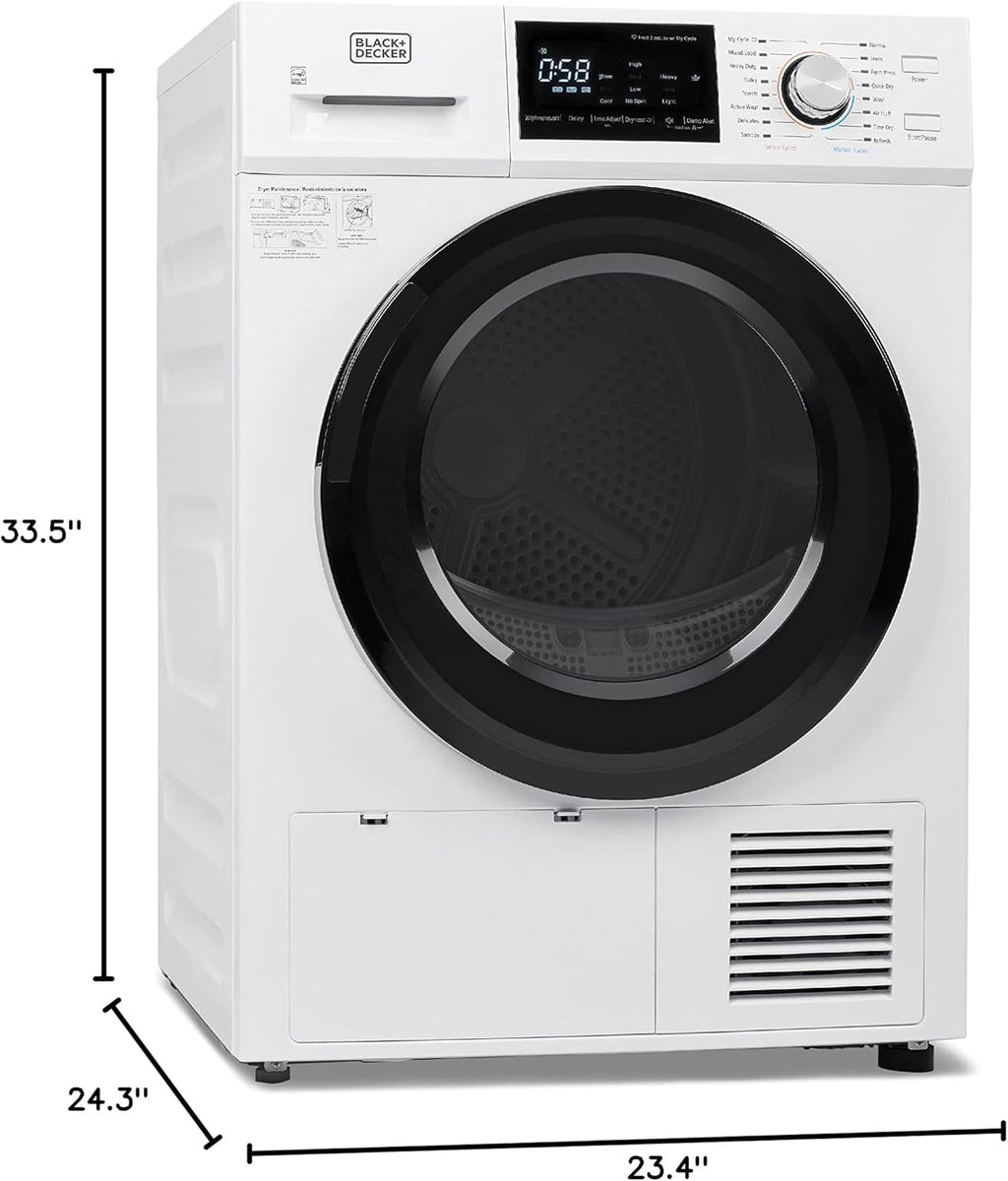 Compact Clothes Dryer, 1.5 Cu. Ft. 850W Electric Dryer, 120V Vented Portable Dryer with Stainless Steel Drum, for 5.5 lbs. of clothing for Standard Wall Outlet wourant