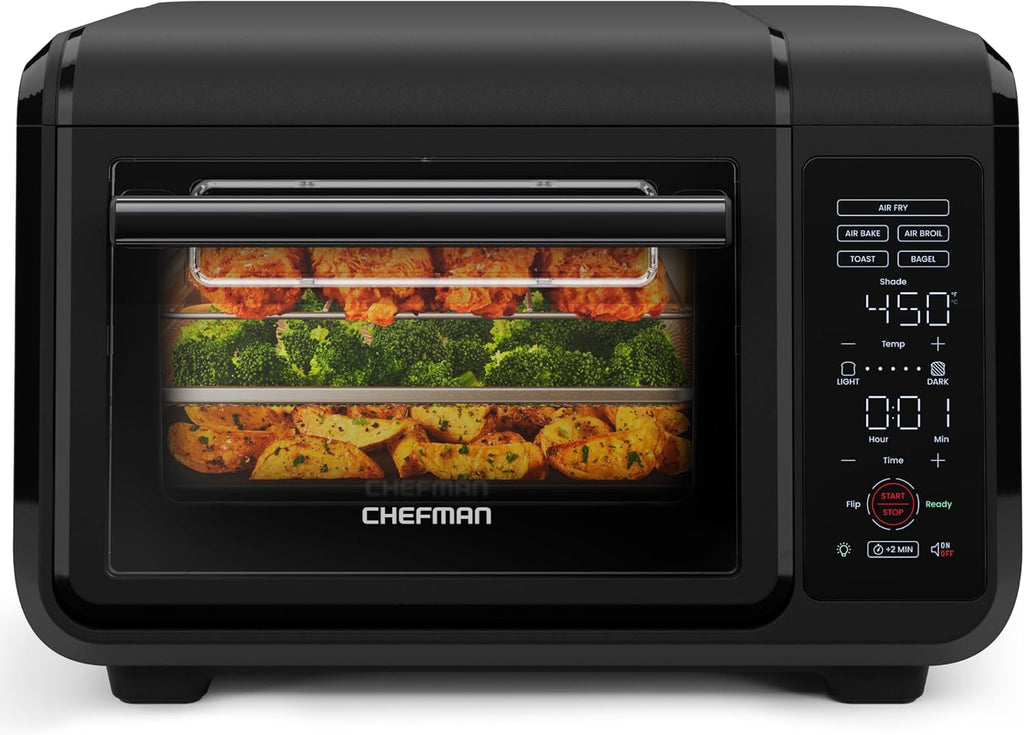 Chefman Air Fryer Toaster Oven Combo 15 Qt. Countertop Oven for Quick & Healthy Meals wourant