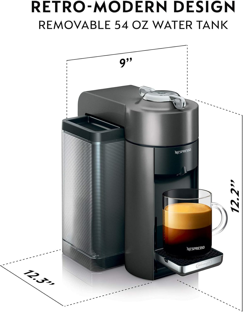 Nespresso De'Longhi Vertuo Coffee and Espresso Machine wourant
