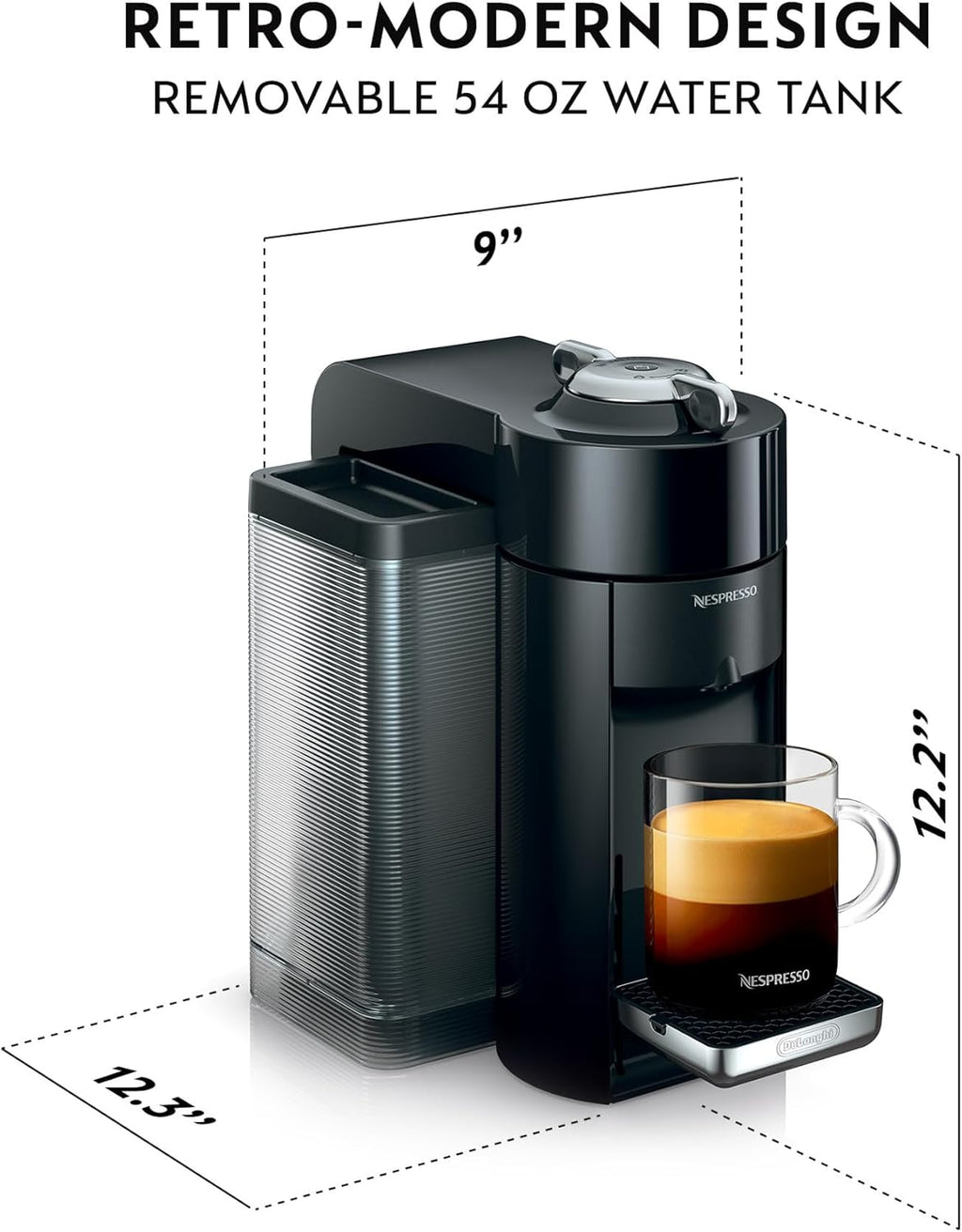 Nespresso De'Longhi Vertuo Coffee and Espresso Machine wourant
