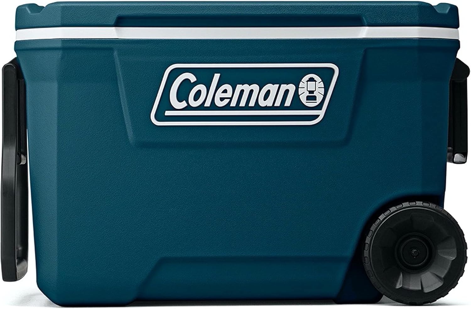 Coleman Classic Series Insulated Portable Wheeled Cooler, Leak-Resistant Outdoor Hard Cooler Keeps Ice up to 5 Days, 100-Quart wourant