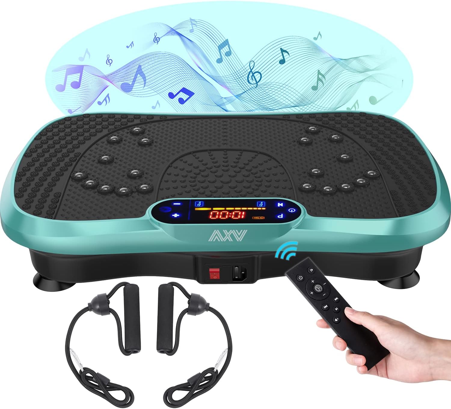 AXV Vibration Plate Fitness Platform Trainer Suitable for men and women to lose weight and burn fat at the gym wourant