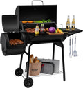 Royal Gourmet CC1830S BBQ Charcoal Grill and Offset Smoker 823 Square Inch cooking surface wourant
