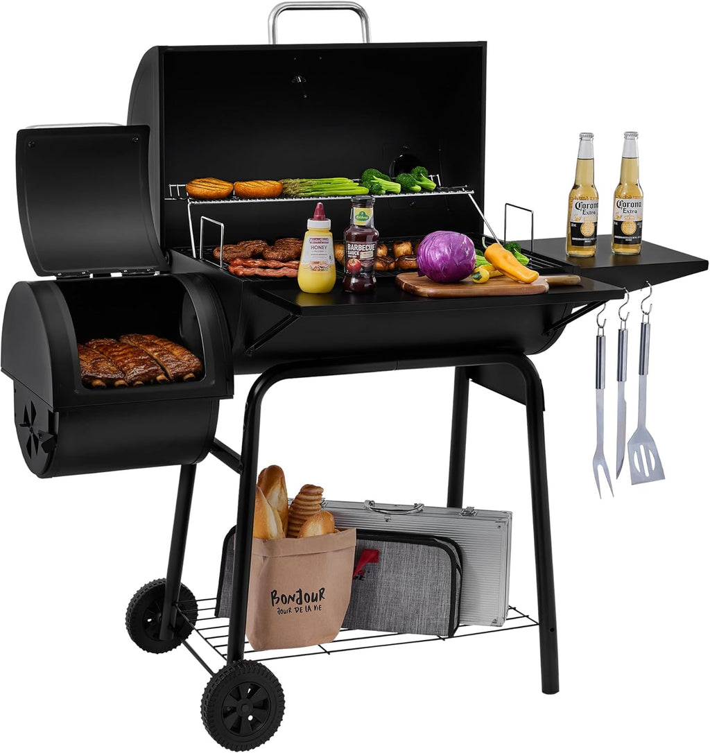 Royal Gourmet CC1830S BBQ Charcoal Grill and Offset Smoker wourant