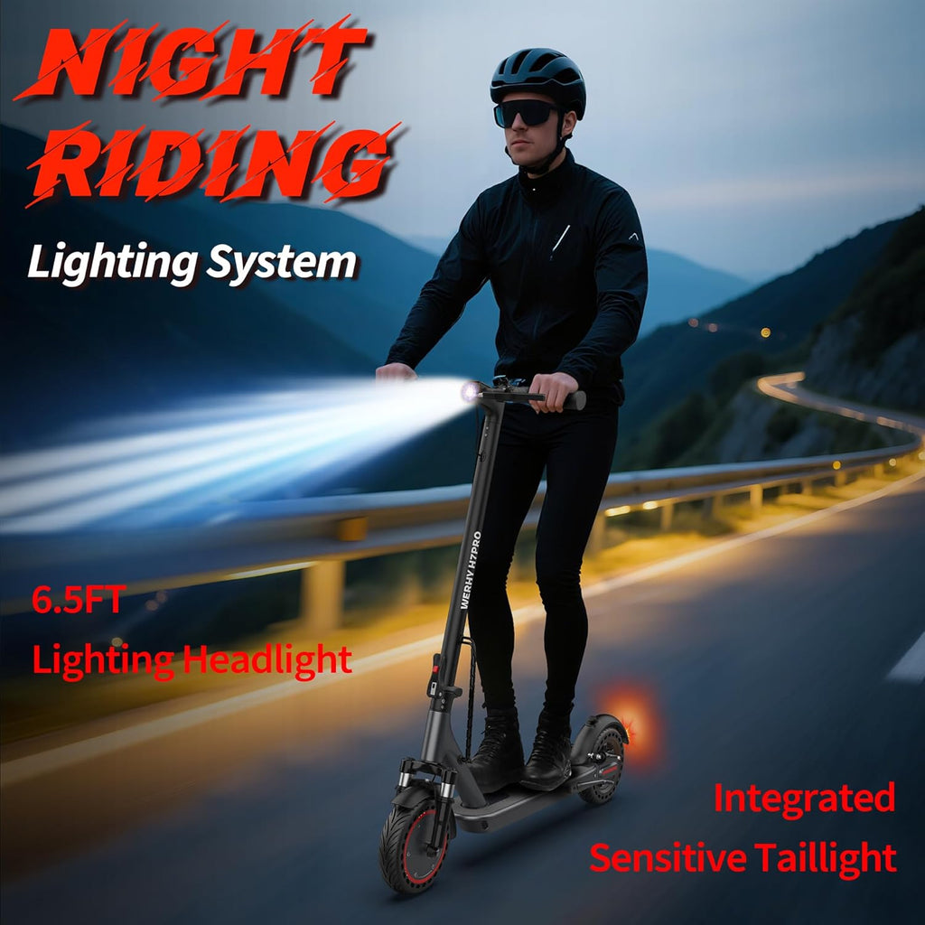 Electric Scooter, 350W/500W Motor, Top Speed 19/22 mph, Max 16/23/28Miles Ranges, Foldable E Scooter for Adults wourant