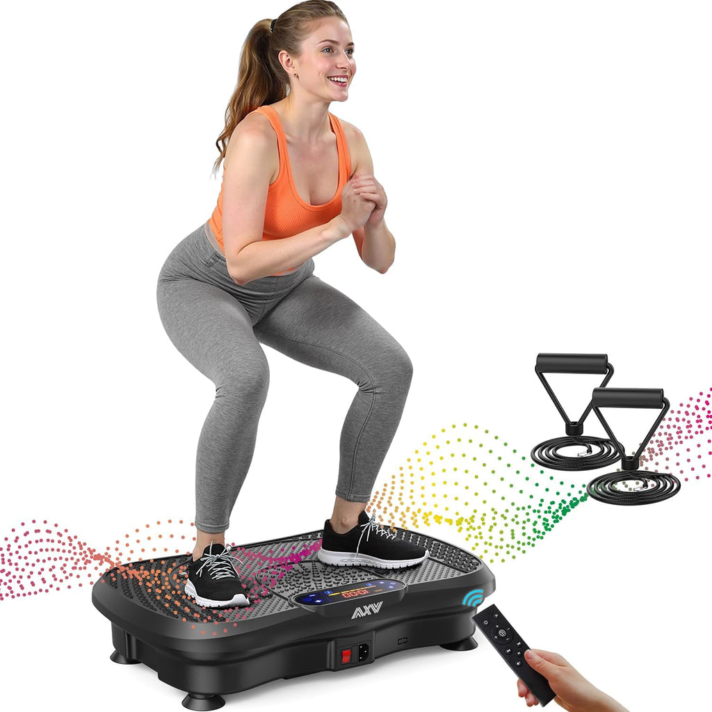 AXV Vibration Plate Fitness Platform Trainer Suitable for men and women to lose weight and burn fat at the gym wourant