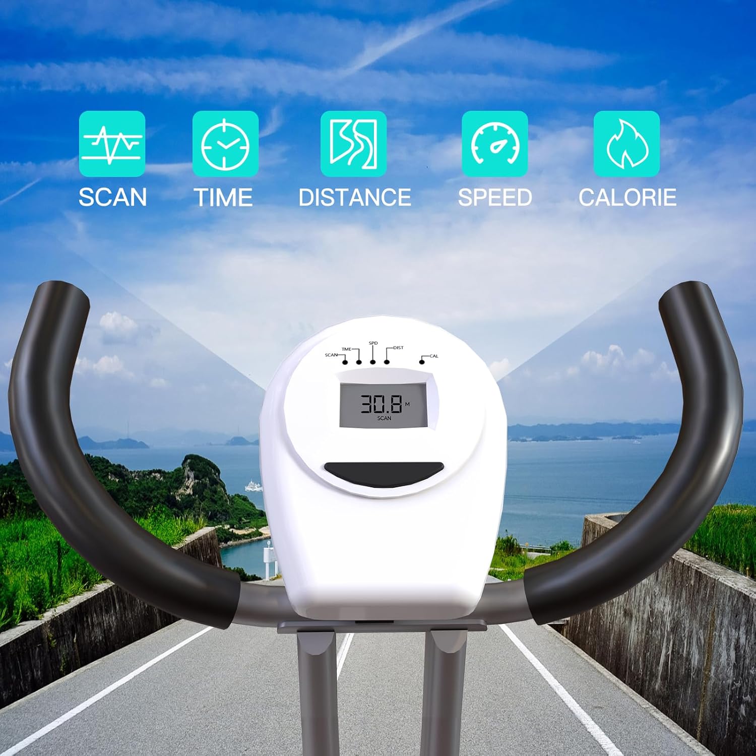 Foldable Exercise Bike Stationary Bikes for Home, 5 IN 1 Indoor Workout Bike, Cycling Bike with 16-Level Quiet Magnetic Resistance, 6.6 LBS Flywheel and 300LBS Capacity, 2025 Designed 817 X-bike wourant
