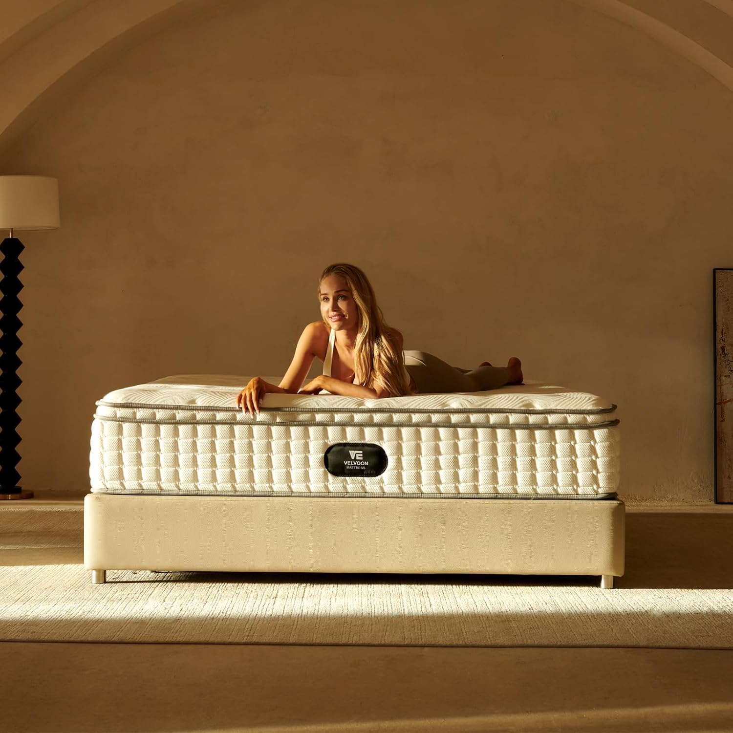 Queen Mattress,12 inch Cooling Gel Memory Foam Mattress,Cool Sleep,Pressure Relief with Medium Firm Support,Improves Sleep,CertiPUR-US Certified for Materials,No Fiberglass,Mattress in a Box woonhhop