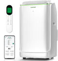 ZAFRO 8,000 BTU Portable Air Conditioners, 4 Modes Portable AC Unit with Fast Cooling/Energy Efficient/Remote/24Hrs Timer for Bedroom/Dorms/Indoor Rooms, White wourant
