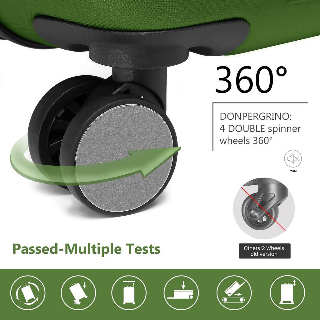 Luggage 6-piece hardshell expandable suitcase lightweight travel carry-on luggage set wourant