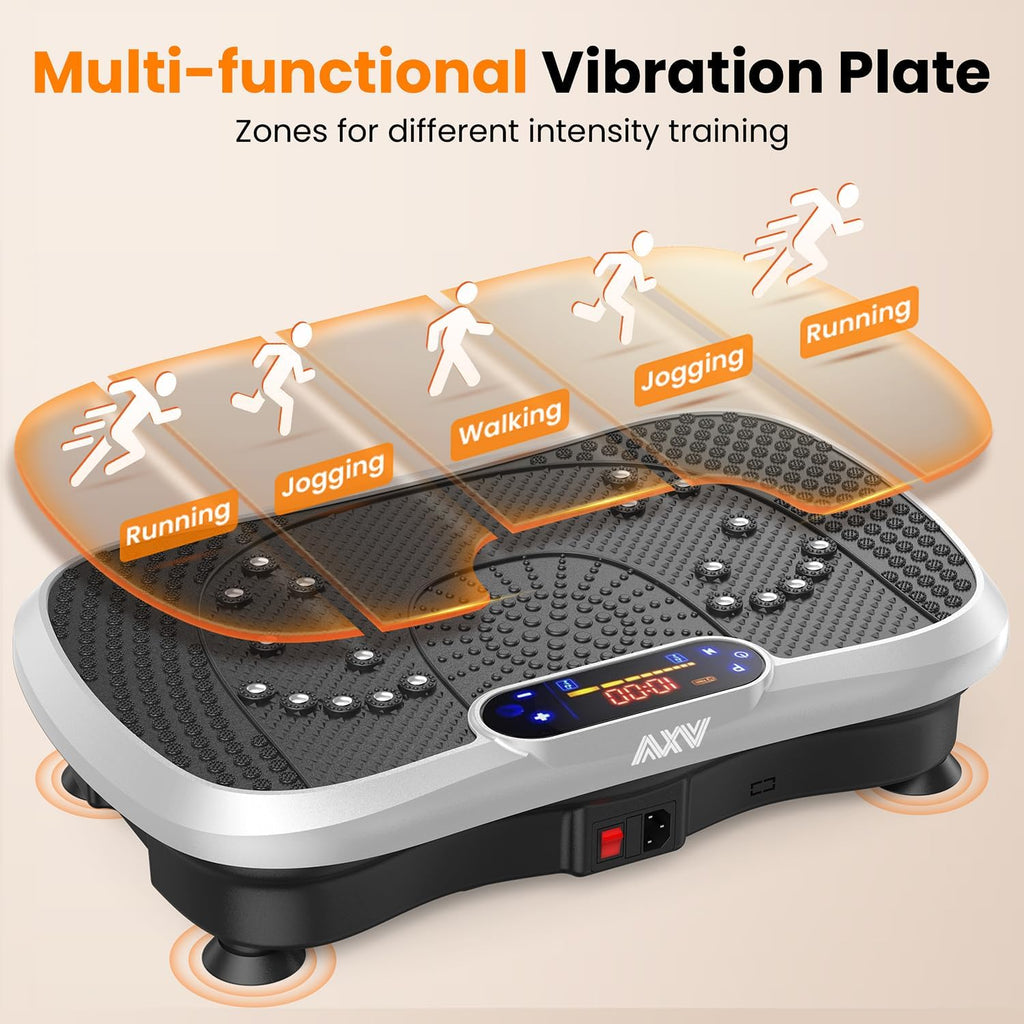 AXV Vibration Plate Fitness Platform Trainer Suitable for men and women to lose weight and burn fat at the gym wourant