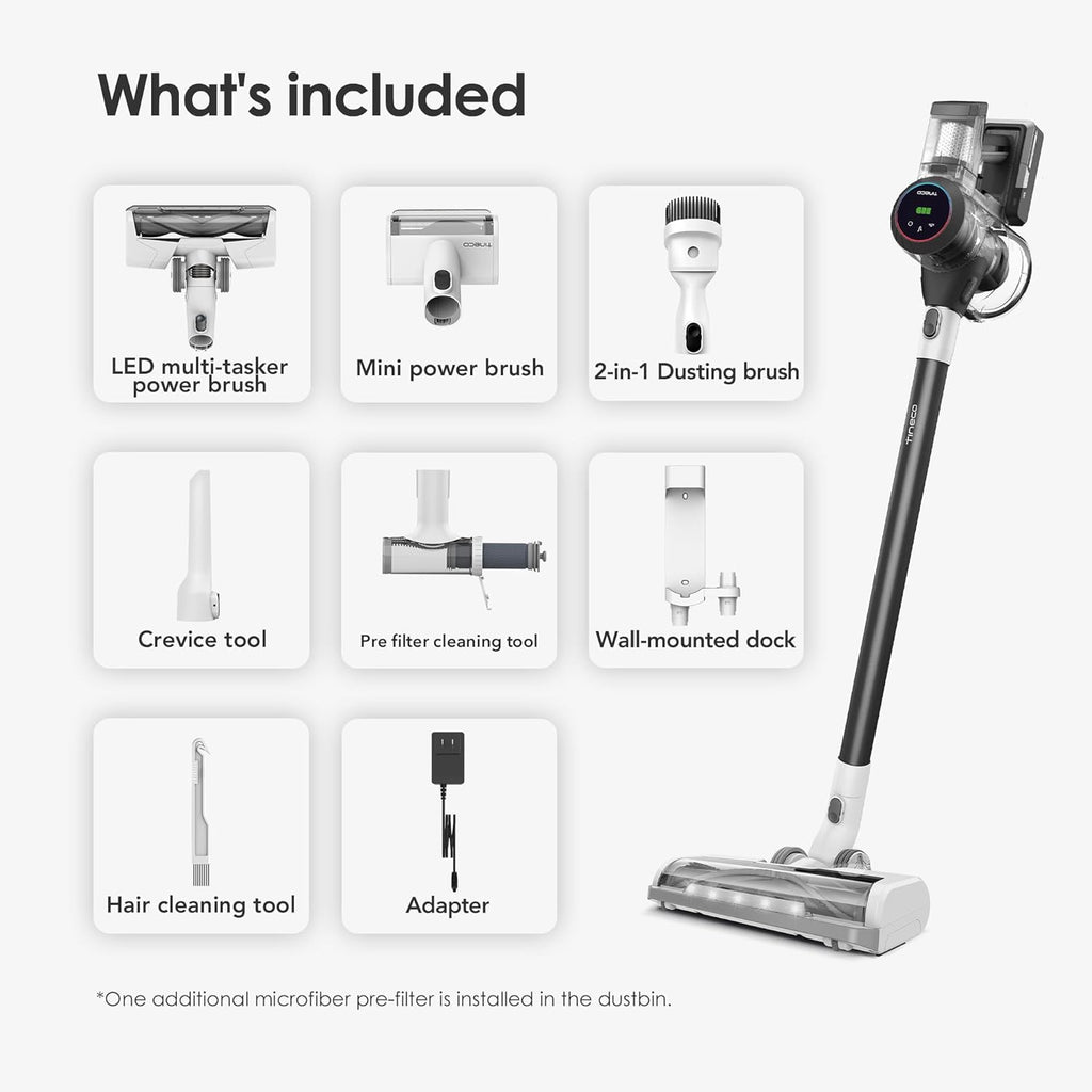 Cordless vacuum cleaner, smart stick handheld vacuum cleaner, strong suction, light weight, cordless handheld vacuum cleaner deep cleans hair, hard floors, carpets, cars wourant