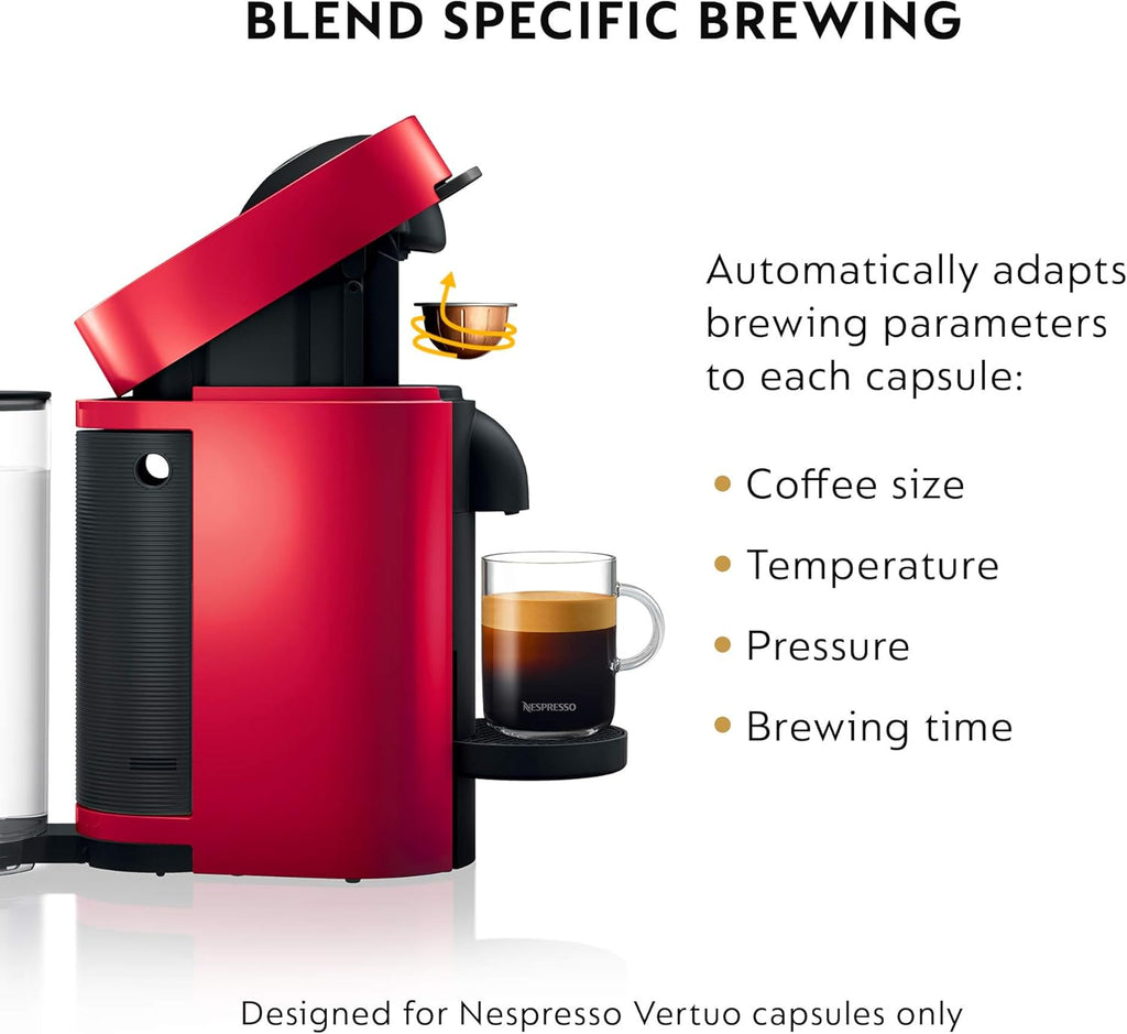 Nespresso Vertuo Plus Coffee and Espresso Maker by De'Longhi, Grey wourant