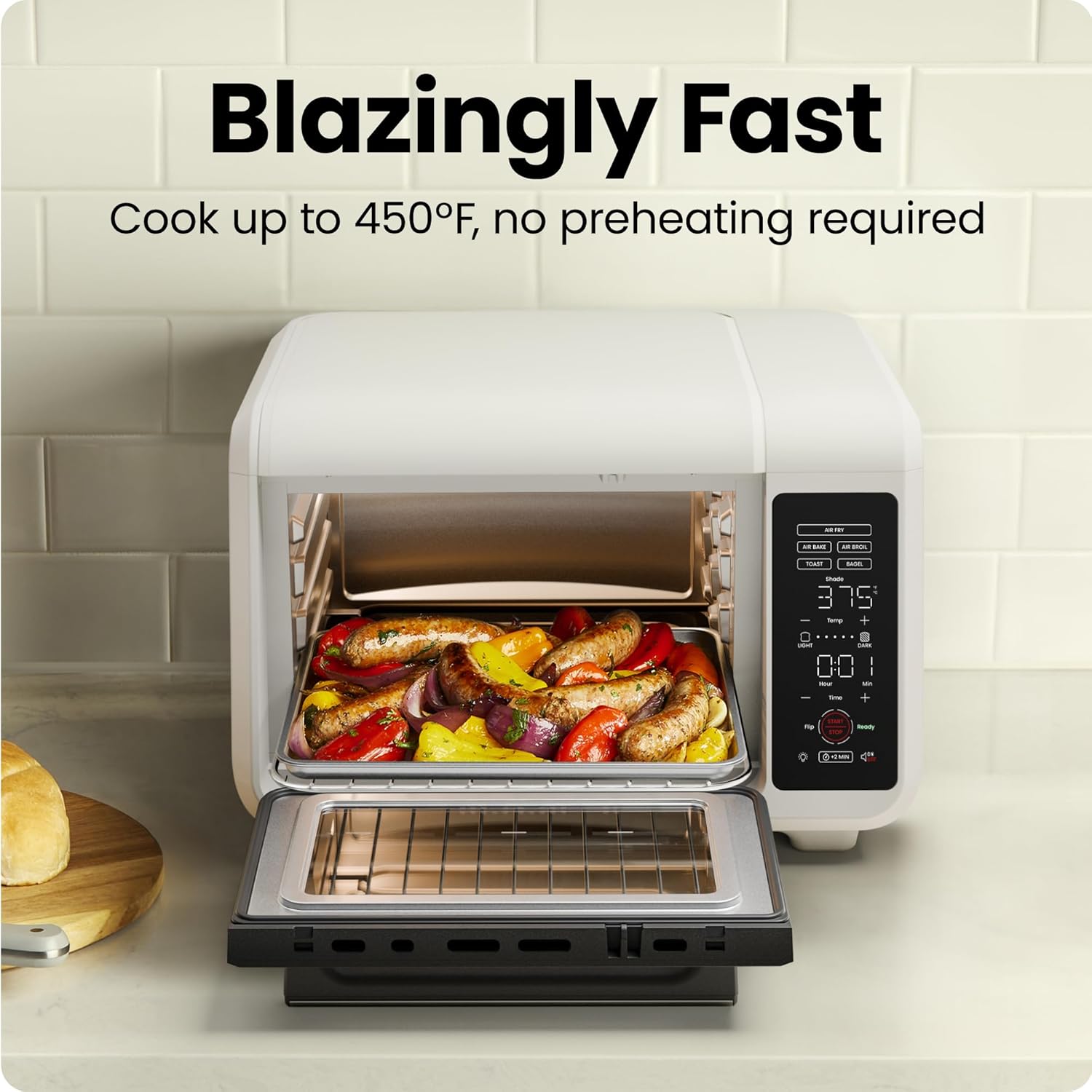 Chefman Air Fryer Toaster Oven Combo 15 Qt. Countertop Oven for Quick & Healthy Meals wourant
