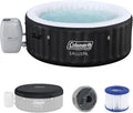 Coleman Miami 2 to 4 Person Inflatable Hot Tub, Round Energy-Efficient Portable Outdoor wourant
