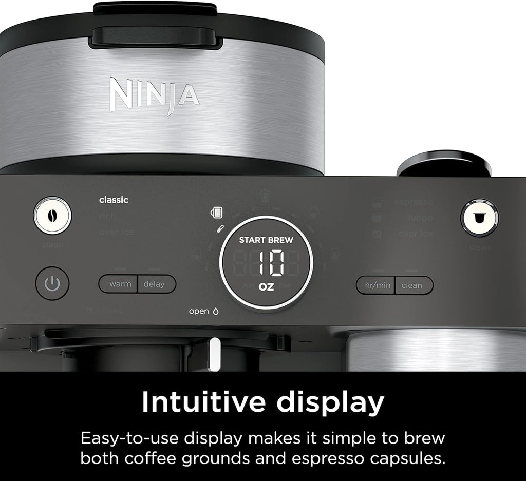 Ninja Espresso & Coffee Maker & Barista System, 3 Espresso Brew Styles wourant