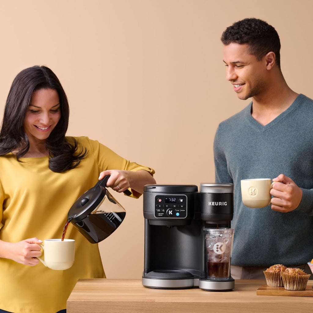 Keurig K-Duo Hot & Iced Single Serve & Carafe Coffee Maker MultiStream Technology 72oz Reservoir wourant