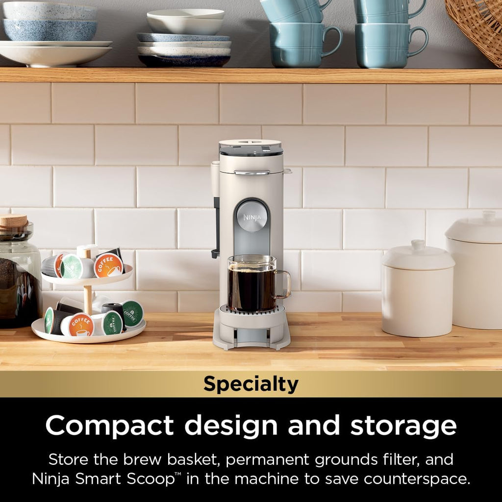 Ninja | Coffee Maker | Single Serve |Brew with Coffee Pods & Grounds| Compatible with K-Cup Coffee Pods | 4 Brew Styles, up to 24oz Cup Sizes & 56oz Removable Reservoir | Black | PB051 wourant