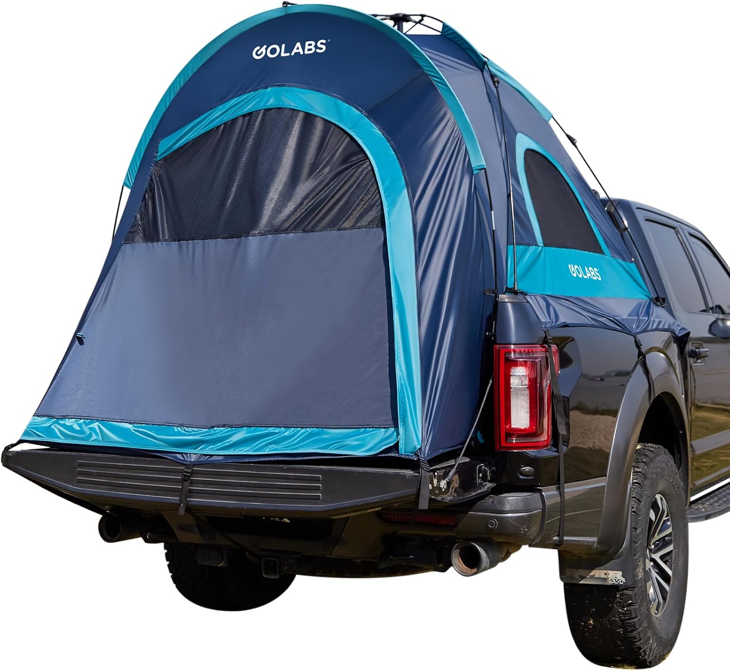 Golabs Truck Bed Tent for 5.5-6.5 Ft Bed, 5-Minute Easy Setup by Pre-Assembled Design, Waterproof PU2000mm, 2-Person Portable with Extra Rainfly Cover for Camping & Outdoor, Includes Storage Bag wourant