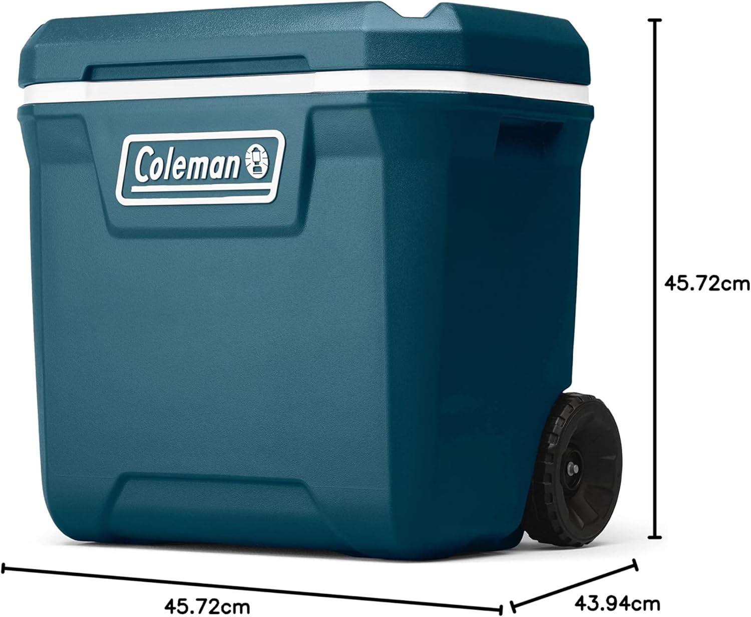 Coleman Classic Series Insulated Portable Wheeled Cooler, Leak-Resistant Outdoor Hard Cooler Keeps Ice up to 5 Days, 100-Quart wourant