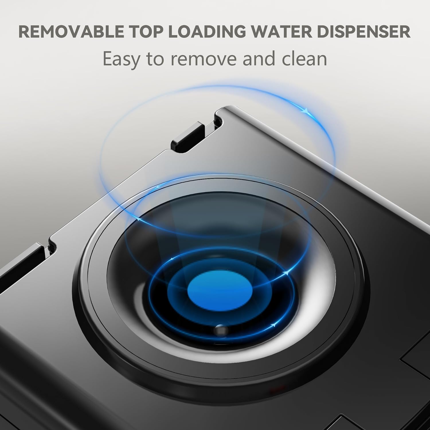 Euhomy Hot and Cold Water Dispenser, top-loading water dispenser, suitable for 3/5 gallon water bottles wourant