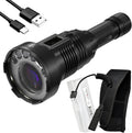 P35i LEP Flashlight, 3000 Lumen 1804 Yards Long Throw USB-C Rechargeable with LumenTac Organizer, for Hunting Search and Rescue wourant