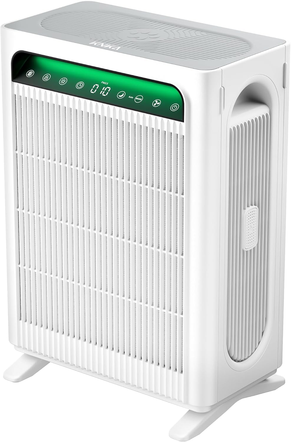 KNKA Air Purifier for Home Bedroom Large Room Up to 1,695 Ft² in 1 Hr, HEPA Air Cleaner with Washable Pre-Filter, AQI Display, ECO Mode, Sleep Mode, Pet Mode for Pets, Dust, Pollen, APH4000 woonhhop