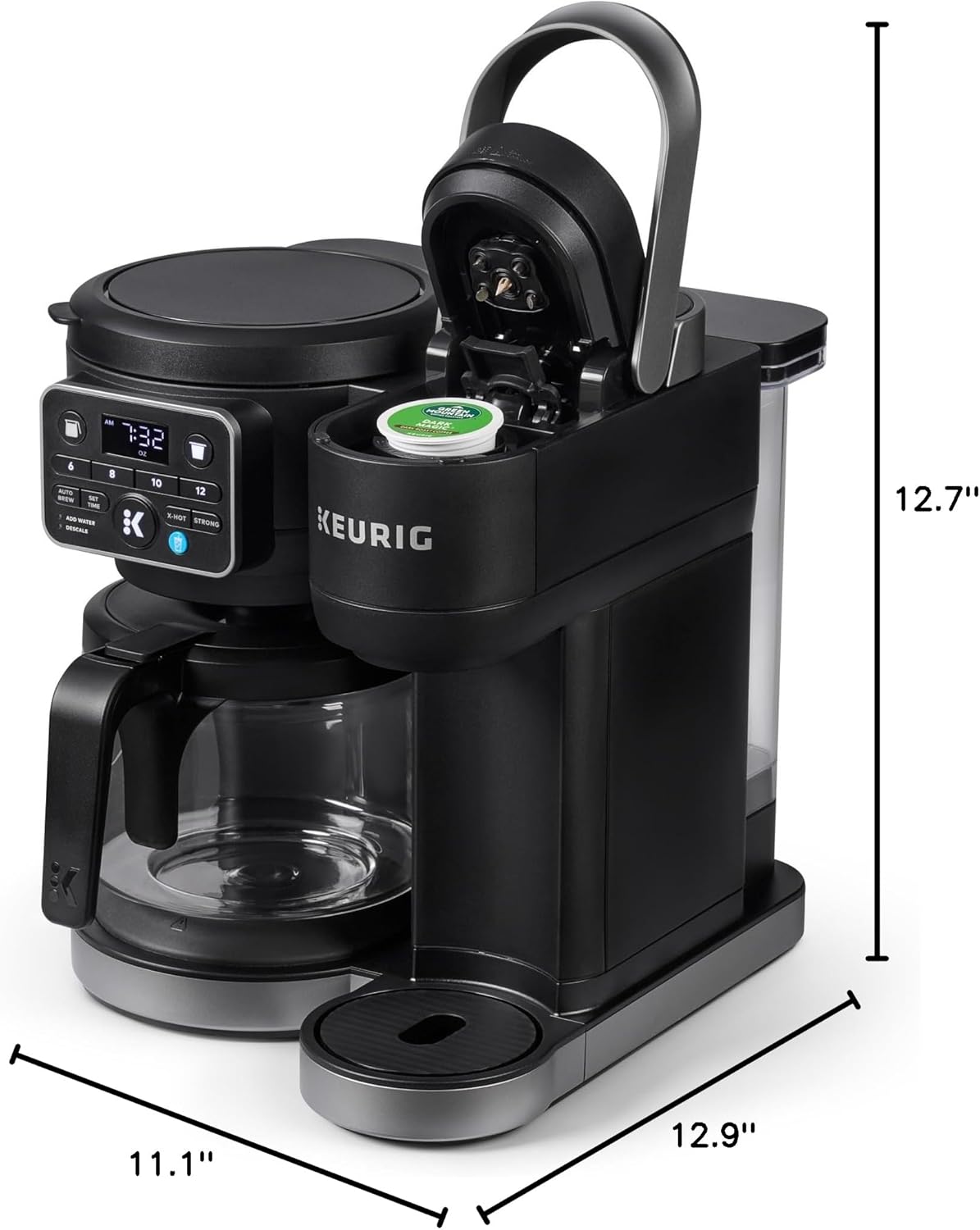 Keurig K-Duo Hot & Iced Single Serve & Carafe Coffee Maker, MultiStream Technology, 72oz Reservoir (Gen 2) woonhhop