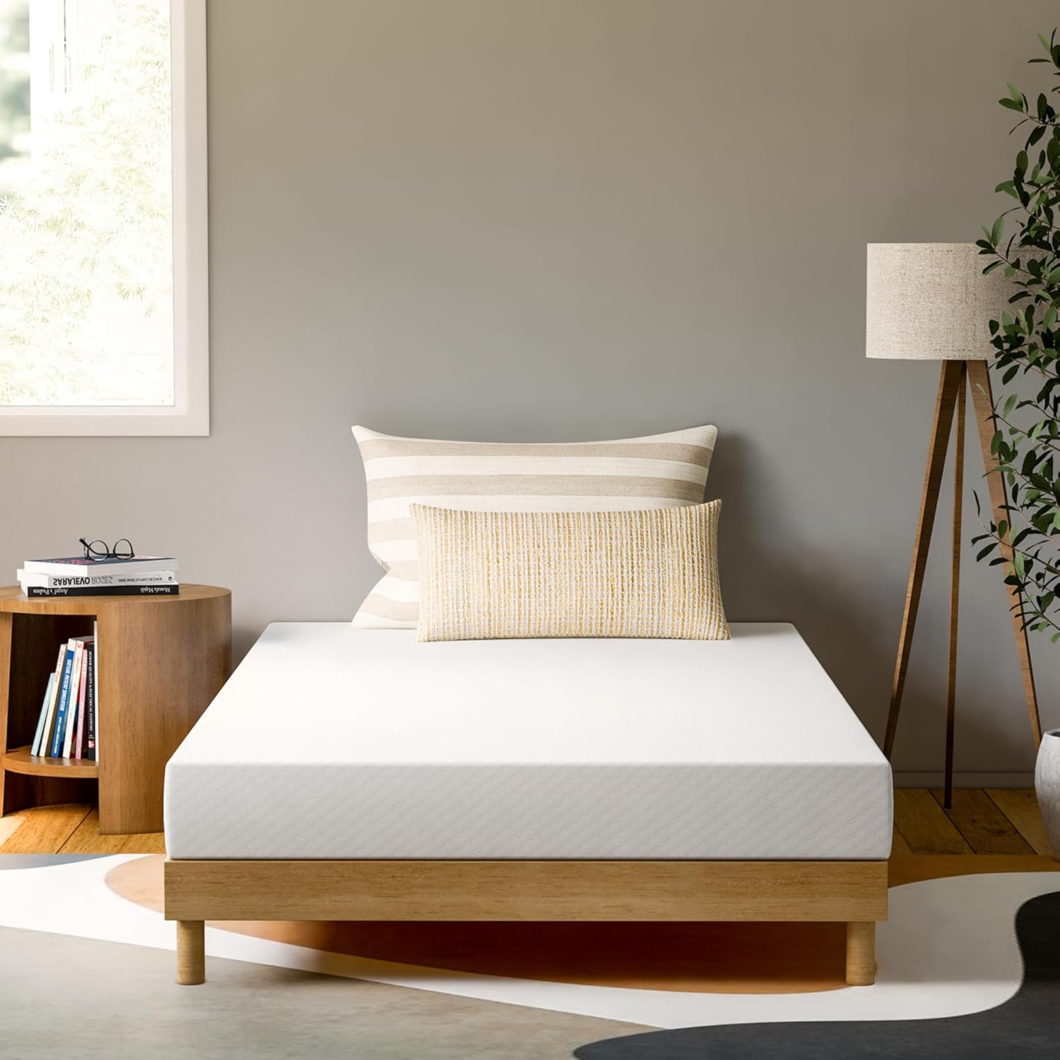 GAESTE 8 Inch Full Cooling Gel Memory Foam Mattress for Cool Sleep Medium Firm CertiPUR-US Certified Foam, Mattress in a Box Pressure Relief Removable Cover No Fiberglass (Full, 8 in) woonhhop