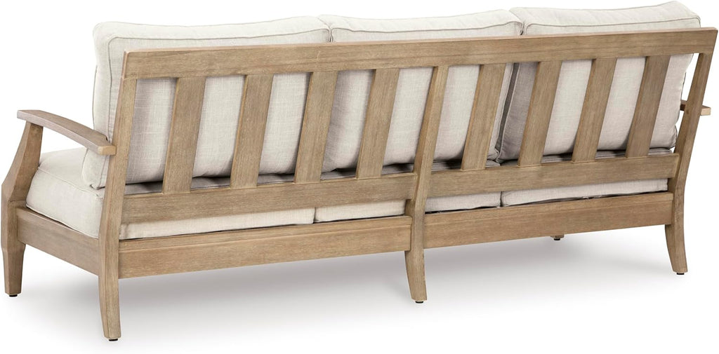 Coastal view outdoor terrace eucalyptus sofa wourant